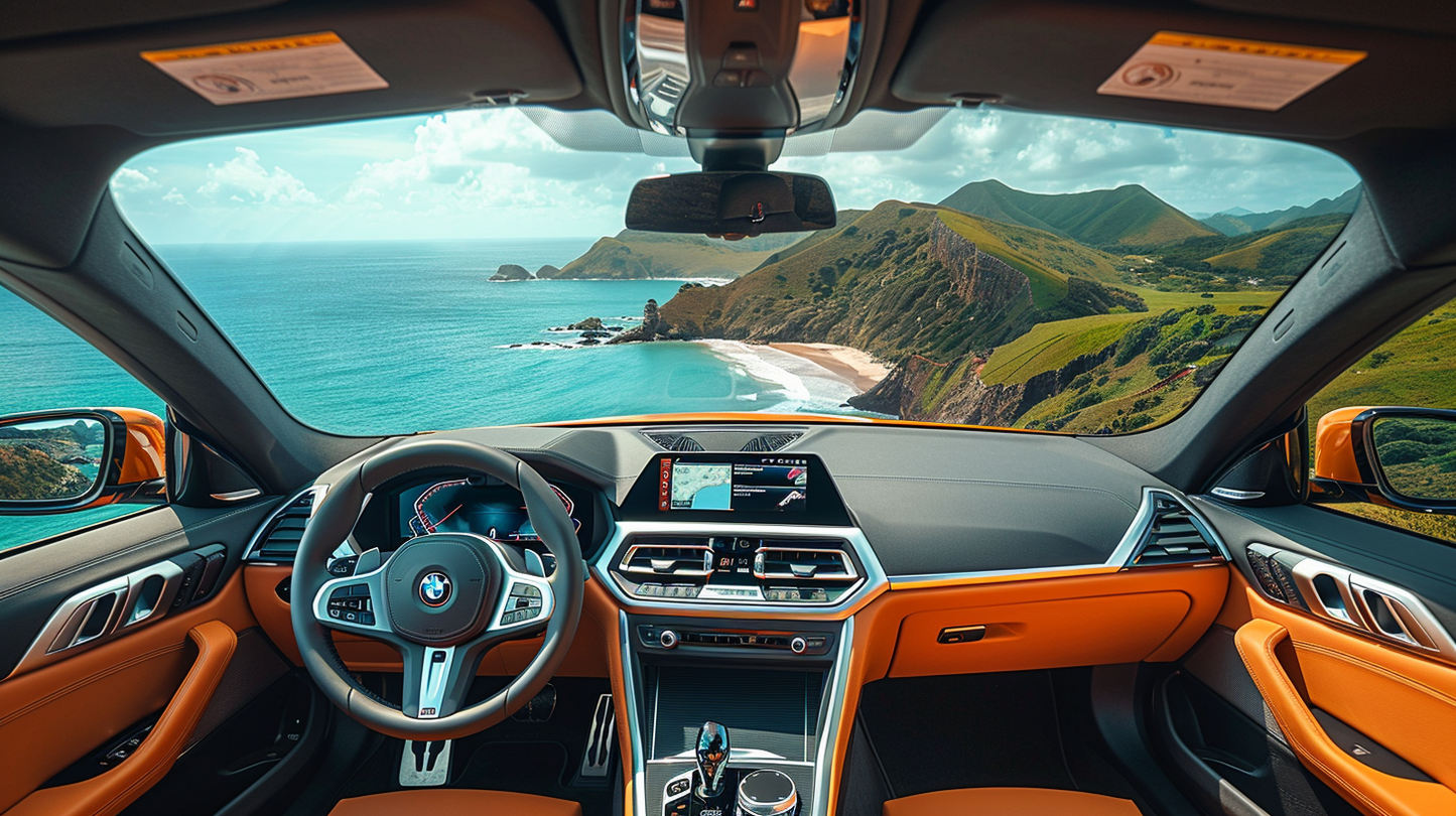 PANORAMIC VIEW OF A COSTA AZZURRA BEACH