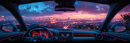 PANORAMIC SUNSET OF LOS ANGELES