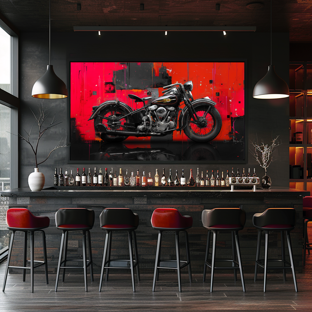Harley Davidson EL Knucklehead 1936 Basquiat
