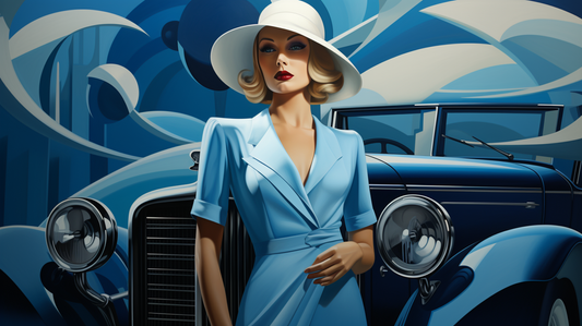 LEMPICKA - VINTAGE BLUE CAR