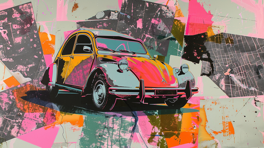 WARHOL STYLE - 2 CV CHARLESTON
