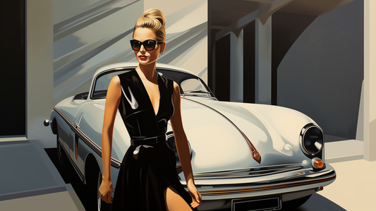 LEMPICKA - BLONDE ON WHITE CABRIO