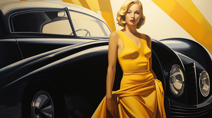 LEMPICKA - YELLOW AND BLACK BEE WOMAN