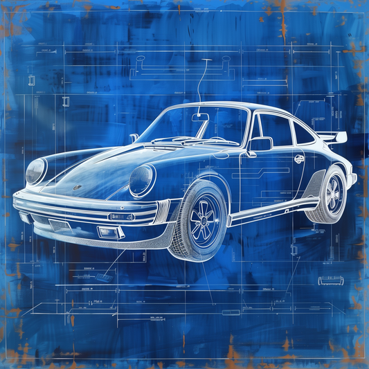 TECH -  CARRERA VINTAGE BLUE DRAFT