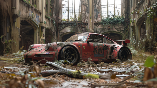 SURREAL - CARRERA TURBO IN ABANDONED CHURH