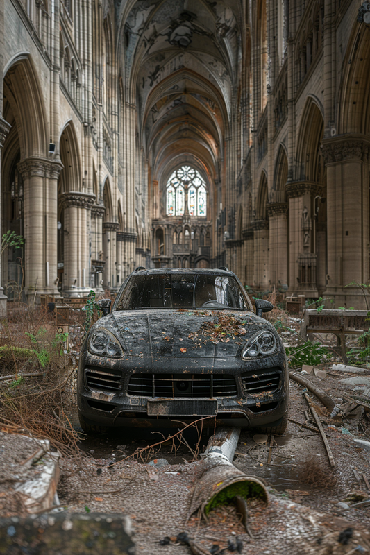 SURREAL -CAYENNE DECADENCE IN ABANDONED CHURCH