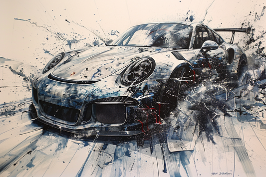 STREET ART - 911 BLACK SPLASH