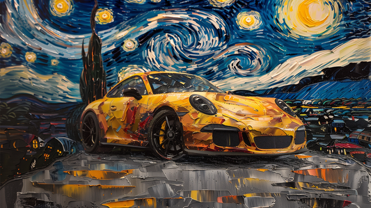 VAN GOGH -YELLOW 997 IN A STARRY NIGHT