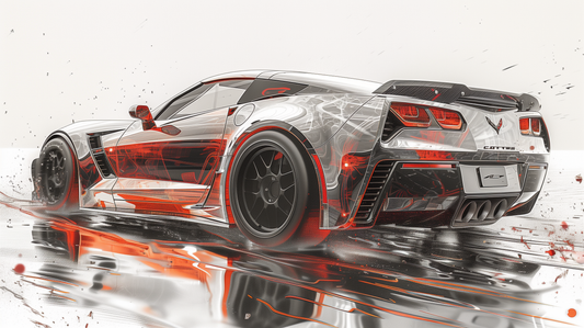 STREET ART - CORVETTE ZR 2023