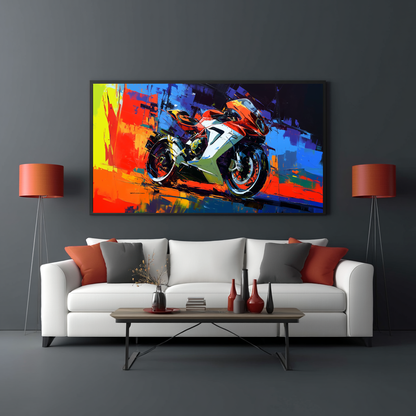 MV Augusta F3 Oil Painting