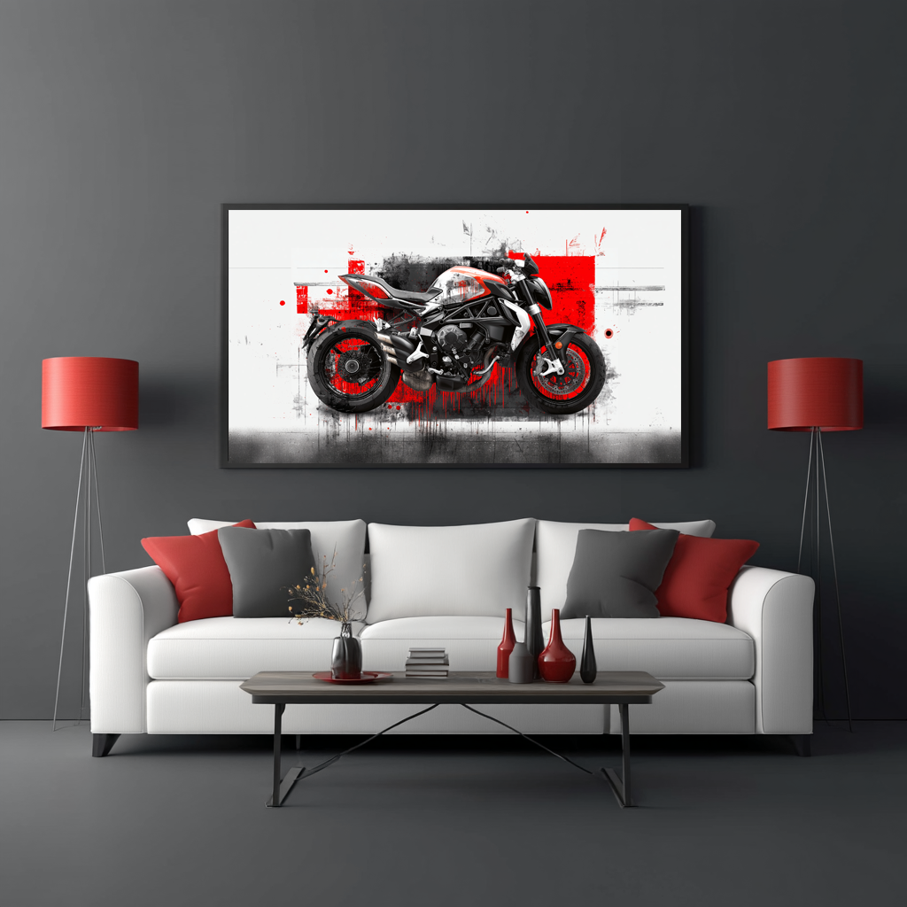 MV Augusta Brutale Dripping Paint