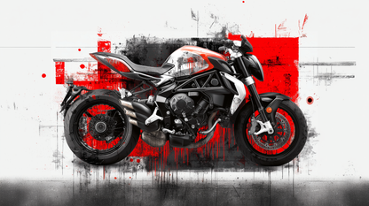 MV Augusta Brutale Dripping Paint