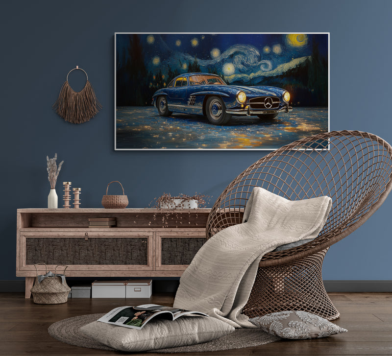 VAN GOGH - 300 SL GULLWING 1955 STARRY NIGHT