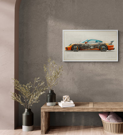 TECH - 911 TURBO ORANGE DETAILS