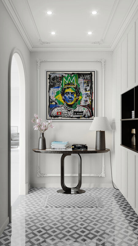 F1 - Senna Street art