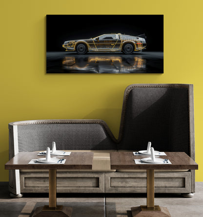 XRAY - GOLD BACK TO THE FUTURE DE LOREAN