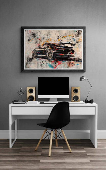 ACRILIC - 911 GT3 BLACK ACRYLIC STYLE