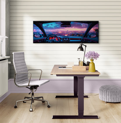 PANORAMIC SUNSET OF LOS ANGELES