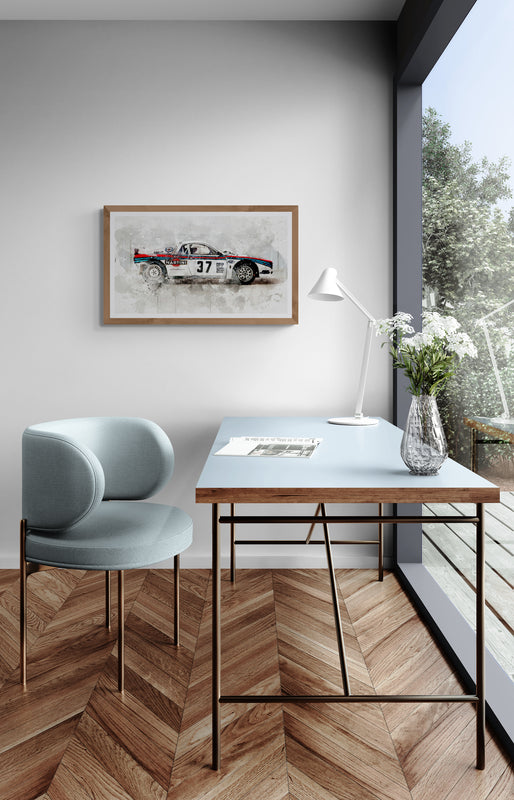 037 RALLY WATERCOLOR