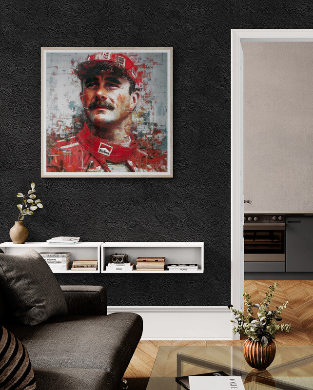 F1 - Nigel Mansell the great Ferrari Lion