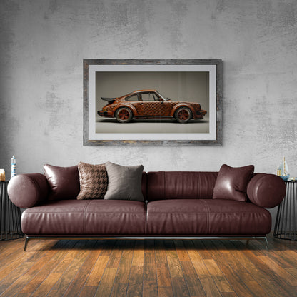 REALISTIC -  993 TURBO MADE WITH CHESTERFIELD SOFT LEATHER