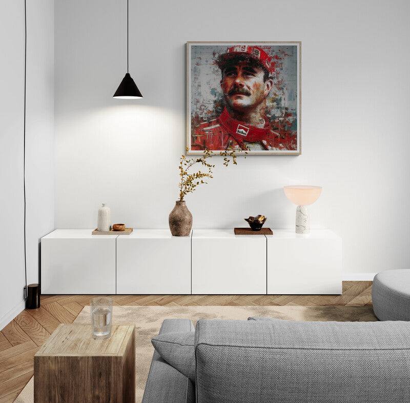 F1 - Nigel Mansell the great Ferrari Lion