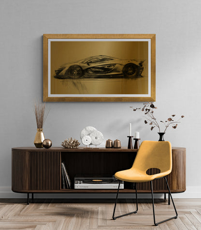 MCLAREN P1 COUPE' GOLD LINE