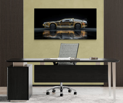 XRAY - GOLD BACK TO THE FUTURE DE LOREAN