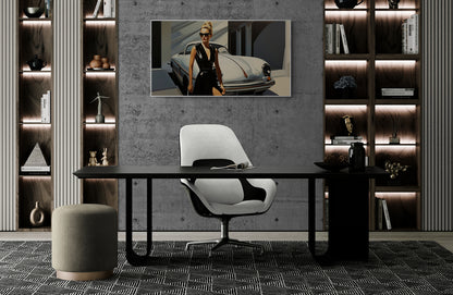 LEMPICKA - BLONDE ON WHITE CABRIO
