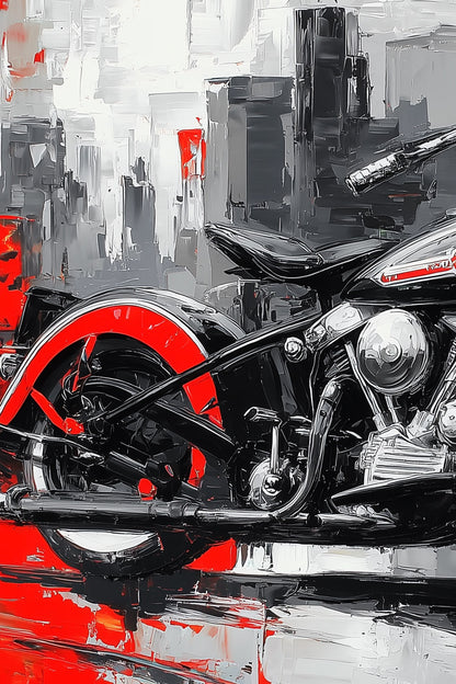 Harley-Davidson EL Knucklehead Red City