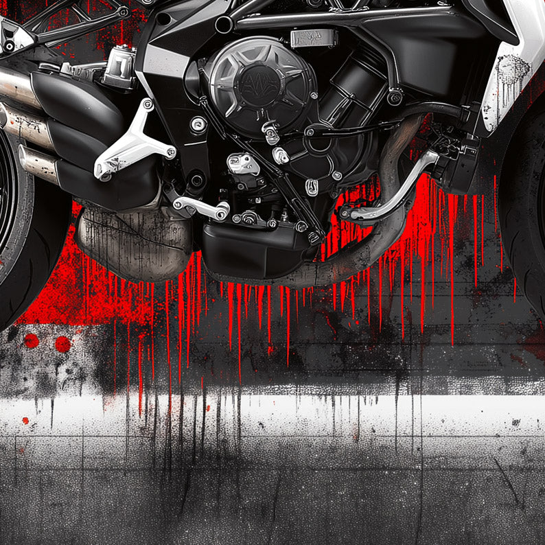 MV Augusta Brutale Dripping Paint