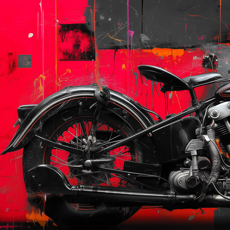 Harley Davidson EL Knucklehead 1936 Basquiat