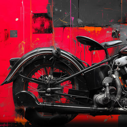 Harley Davidson EL Knucklehead 1936 Basquiat