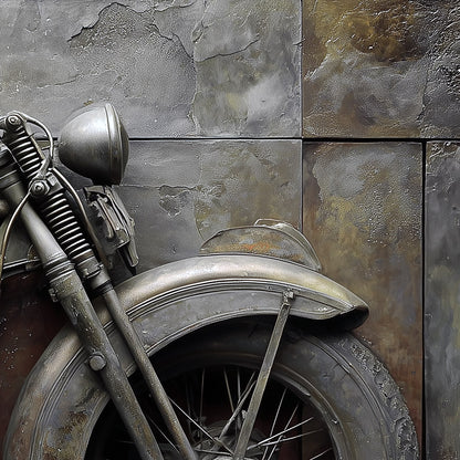 Industrial Harley Oxidized Metal