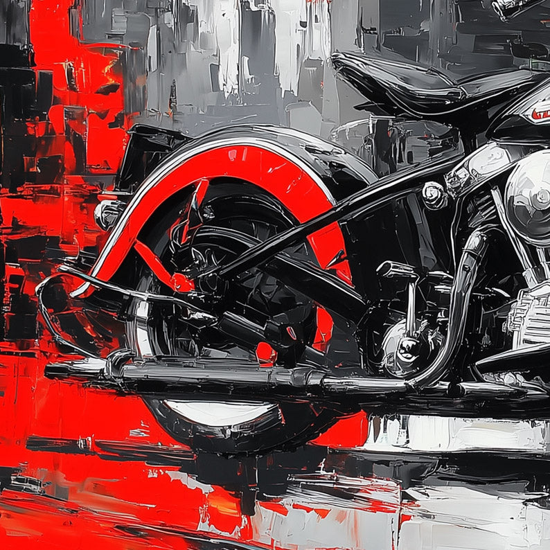 Harley-Davidson EL Knucklehead Red City