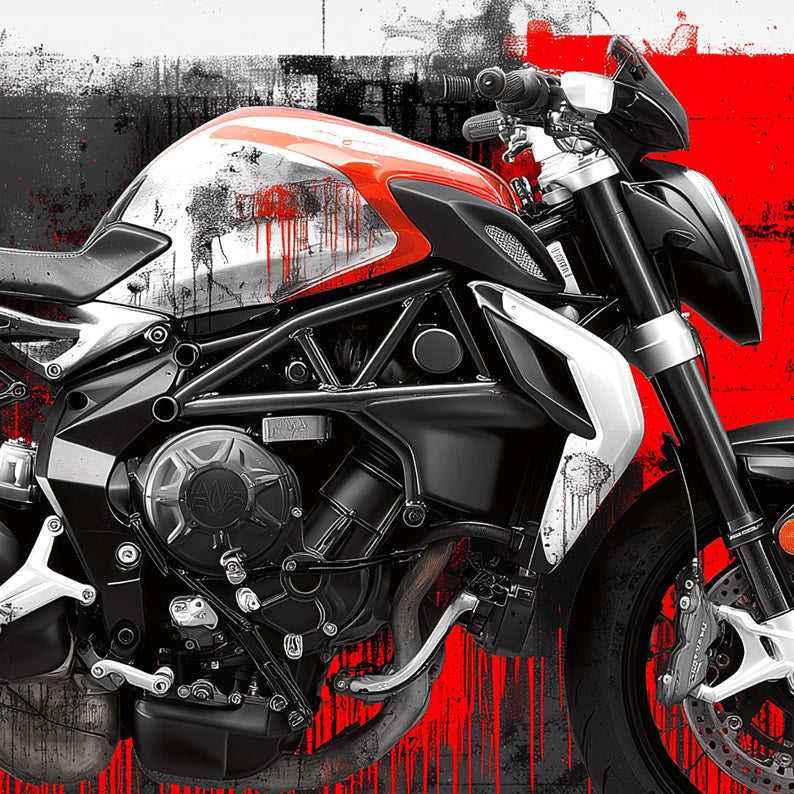 MV Augusta Brutale Dripping Paint