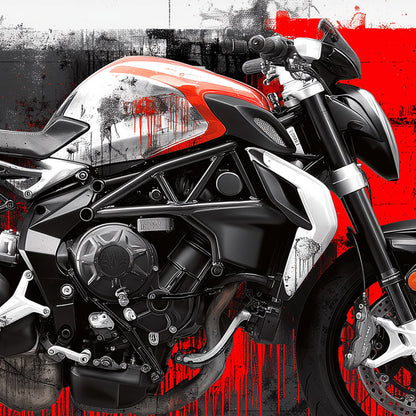 MV Augusta Brutale Dripping Paint