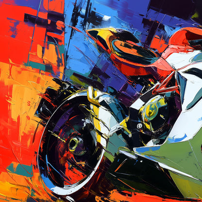 MV Augusta F3 Oil Painting
