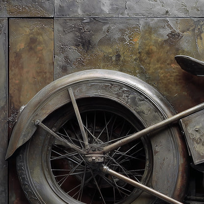 Industrial Harley Oxidized Metal