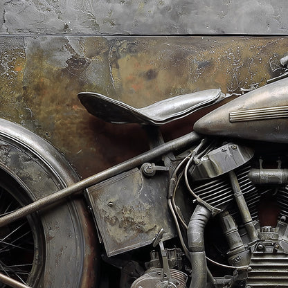 Industrial Harley Oxidized Metal