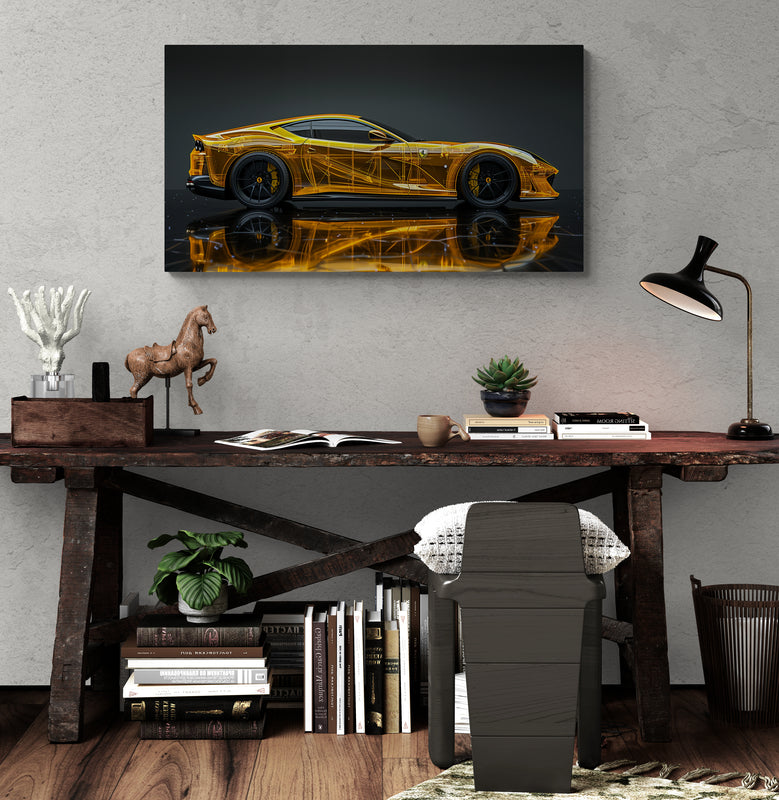 XRAY - F812 GTS POWER YELLOW TRANSPARENCY