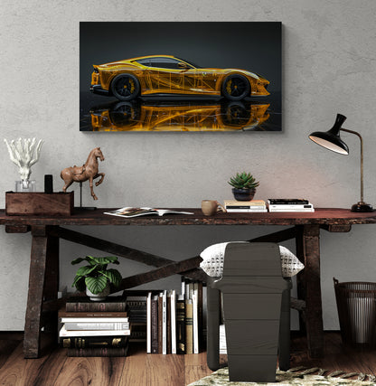 XRAY - F812 GTS POWER YELLOW TRANSPARENCY